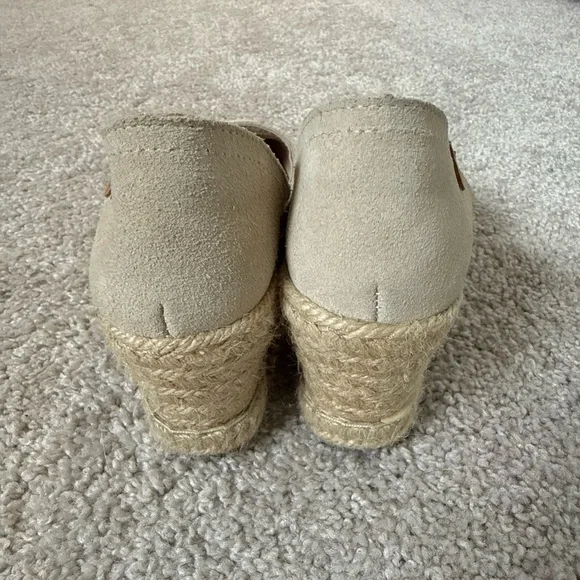 Verbenas Espadrilles Size 37/6.5 Geniune Leather Suede made in Spain Vacation - Picture 4 of 8